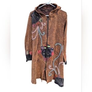 Rising International Womens Boho Hoodie L